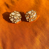 Gold Tone Polki Earrings