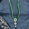 Inaara Shalini Green AD Necklace without earrings