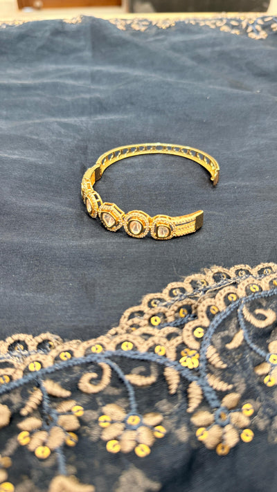 Moissanite Polki Openable Bracelet