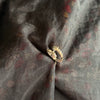 Silver Tone Bvlgari Snake Design Ring