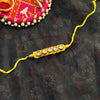 Yellow Kundan Rakhi