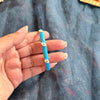 Blue Enameled Evil Eye Cuff