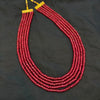 Ruby Red 5 Layered Necklace