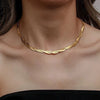 Twisted Gold Polished Chain
