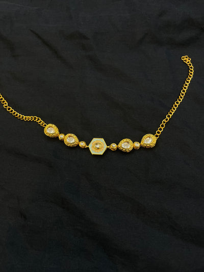 Turquoise Kundan Choker