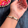 Black & White Enamel Cuff Bracelet