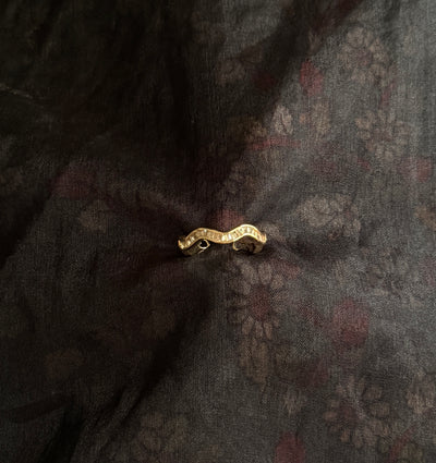 Gold Plated Jiggling Band Ring