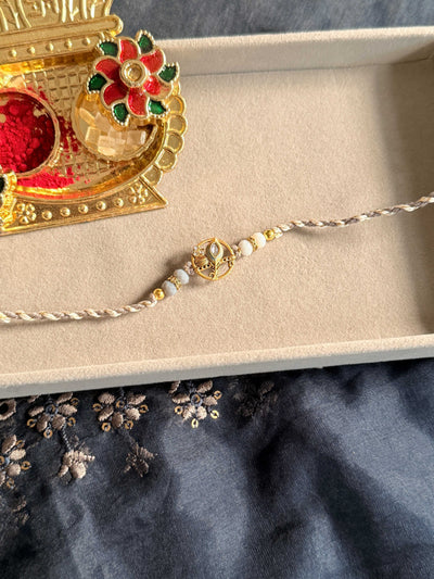 Grey Morpankhi Rakhi