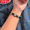 Black Evil Eye Italian Stretchable Bracelet