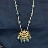 Navy Kundan & Stone Necklace
