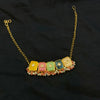 Multicolored Contemporary Choker Necklace Set