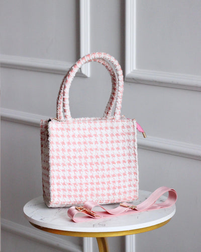 Pink Fuzz Mini Tote Bag