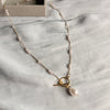 Gold Tone Pearl Necklace