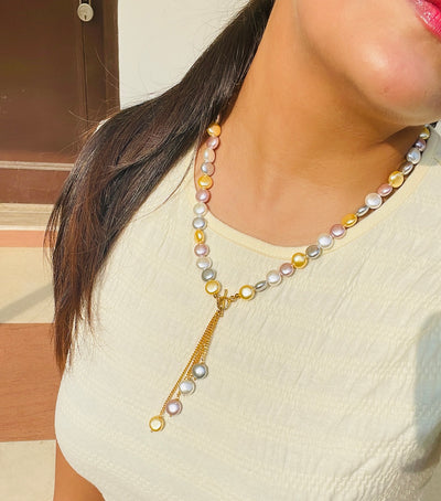 Multi Pearls Necklace