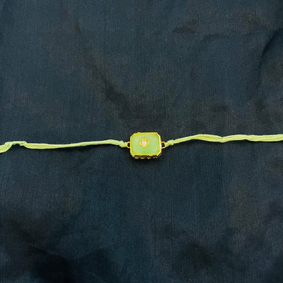 Mint Green Stone Rakhi