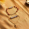 Bhai Bhabhi Letter Rakhi and Lumba Set
