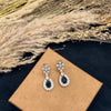 Paarvi Blue Silver Tone Earrings