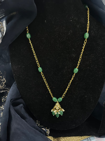 Green Kundan Necklace