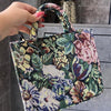 Floral Jacquard Mini Tote