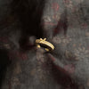 Gold Plated CZ Knot Ring