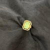 Mint Stone Adjustable Ring