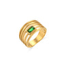 Emerald Band Ring