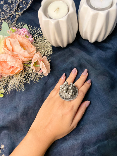 Ghungroo Adjustable Ring