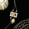 King Queen Card Rakhi and Lumba Set